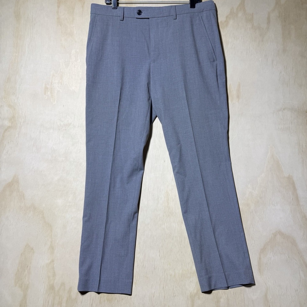 Original Penguin Munsingwear Men's 34x30 Gray Dress Pants Business Casual Slacks